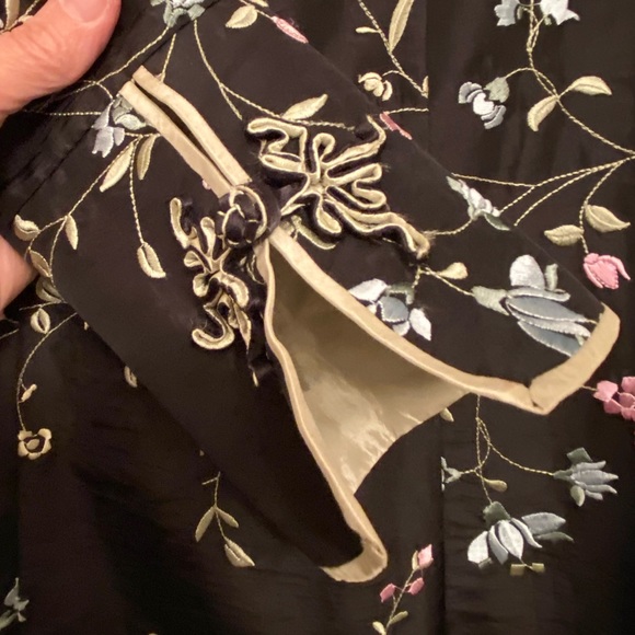 Silk Jacket from San Francisco Chinatown Canton Bazaar shop - Picture 3 of 6